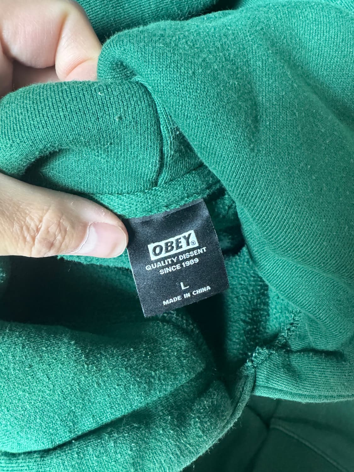 오베이 후드티 라지 상품이미지3