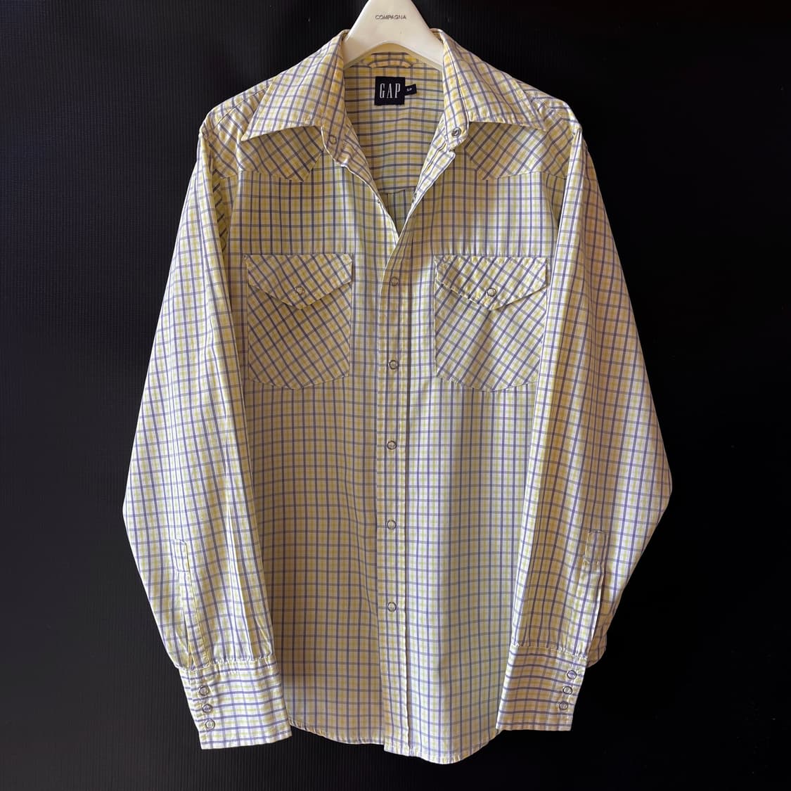 M) 90s 올드 갭 웨스턴 셔츠  상품이미지1