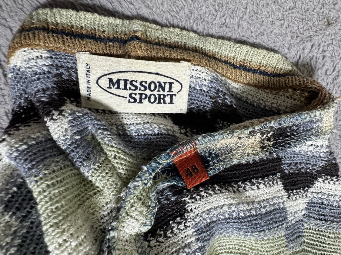 Missoni 미쏘니 나바호 에스닉 패턴 봄여름용 가벼운 니트 /캐피탈 상품이미지4