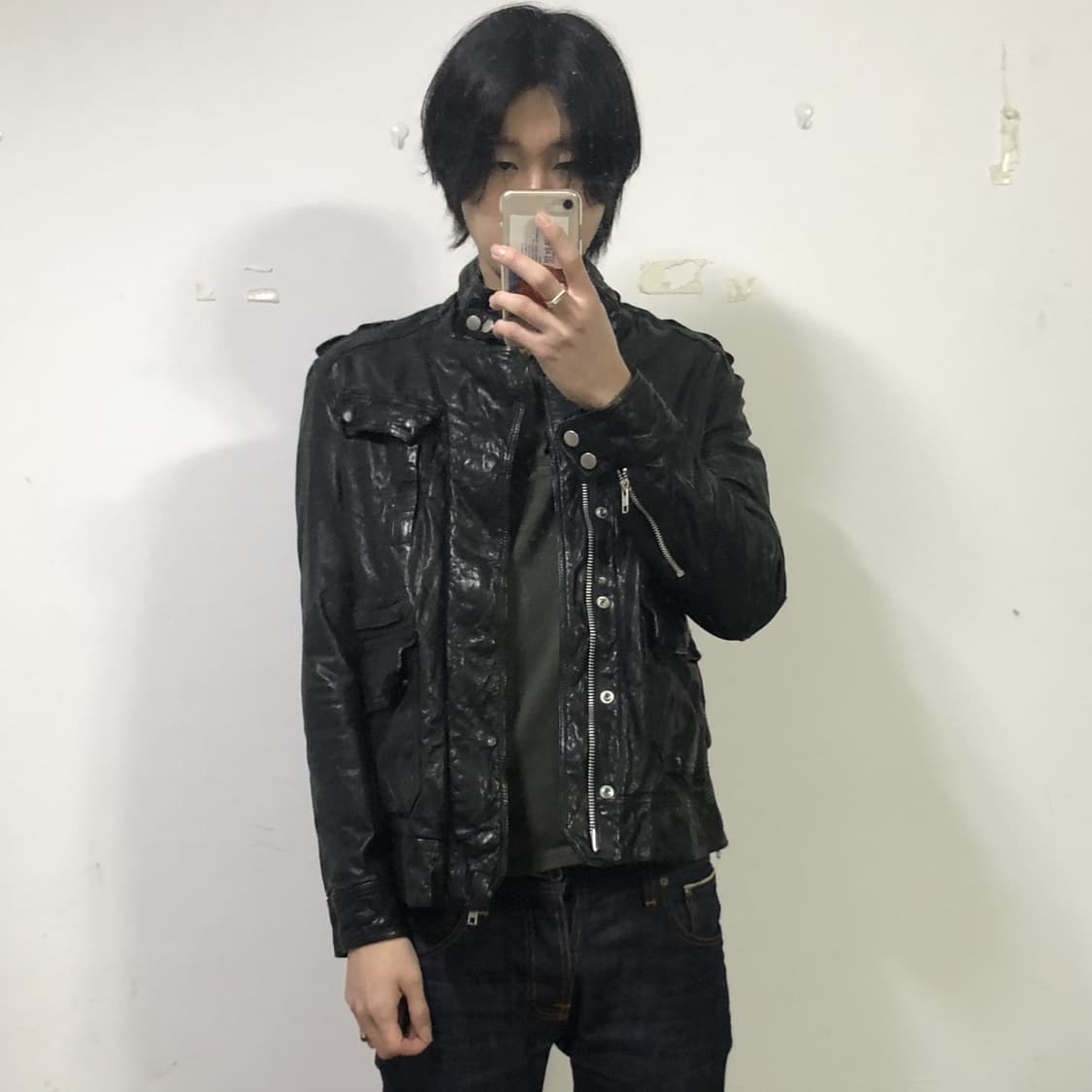 에디슬리먼맛 이태리 램스킨 레더자켓  상품이미지3