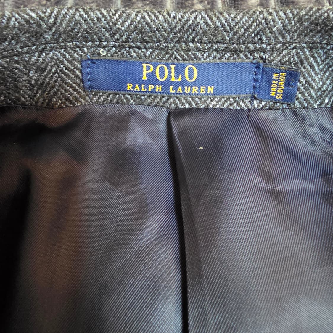 폴로 신형 헤링본자켓 차콜그레이 42R 상품이미지3