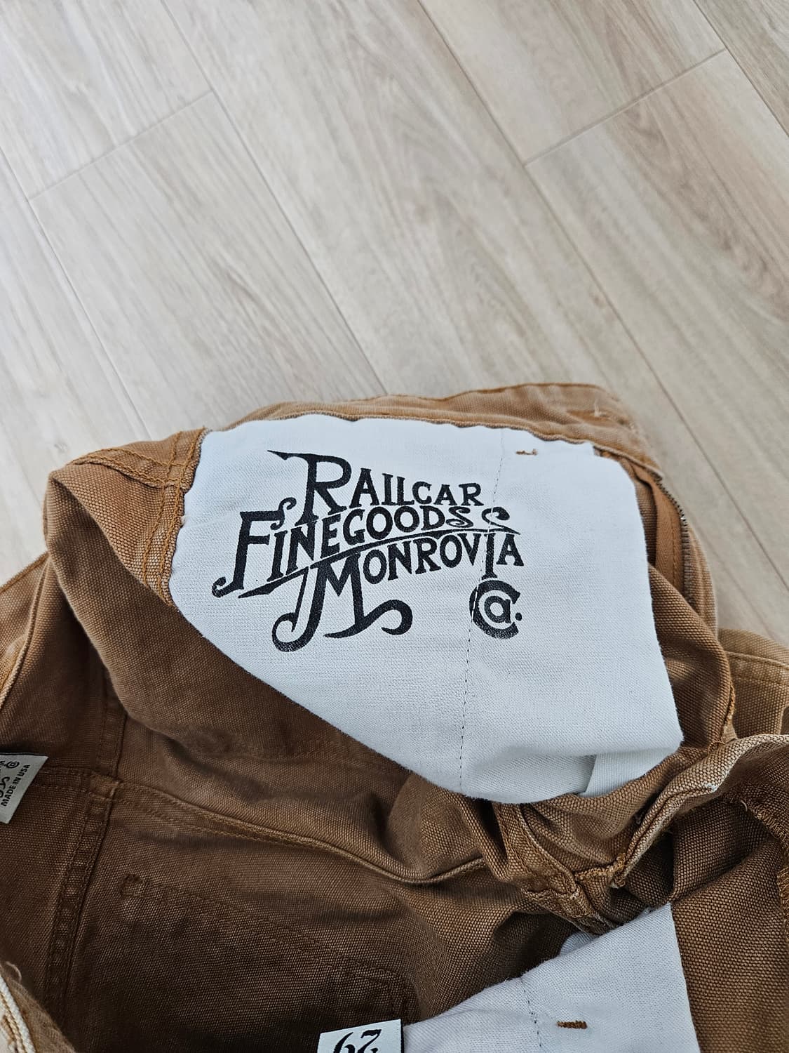 레일카 파인굿즈 덕캔버스 팬츠 버즈릭슨 토이즈맥코이 리얼맥코이 아나토미카 상품이미지4