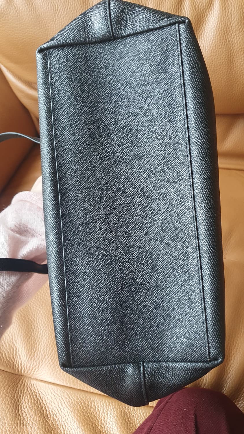 코치 블랙 레더 숄더백 토트백 쇼퍼백 상품이미지4