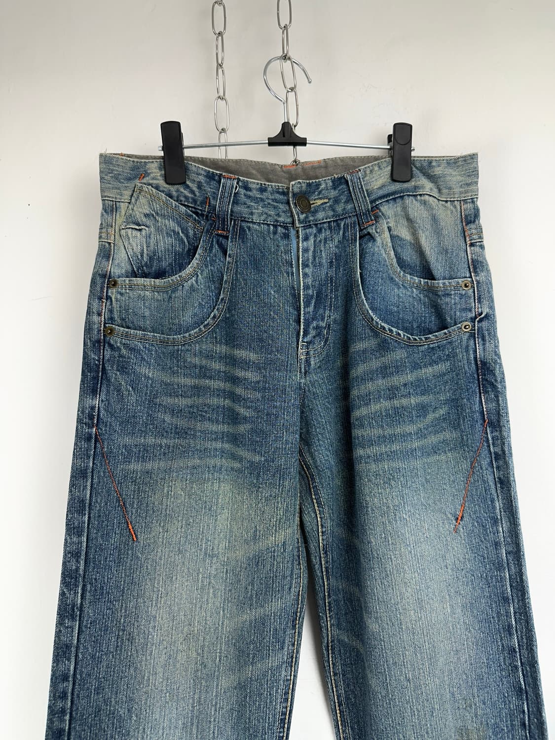 Zip Pocket Flare Denim Pants   상품이미지5