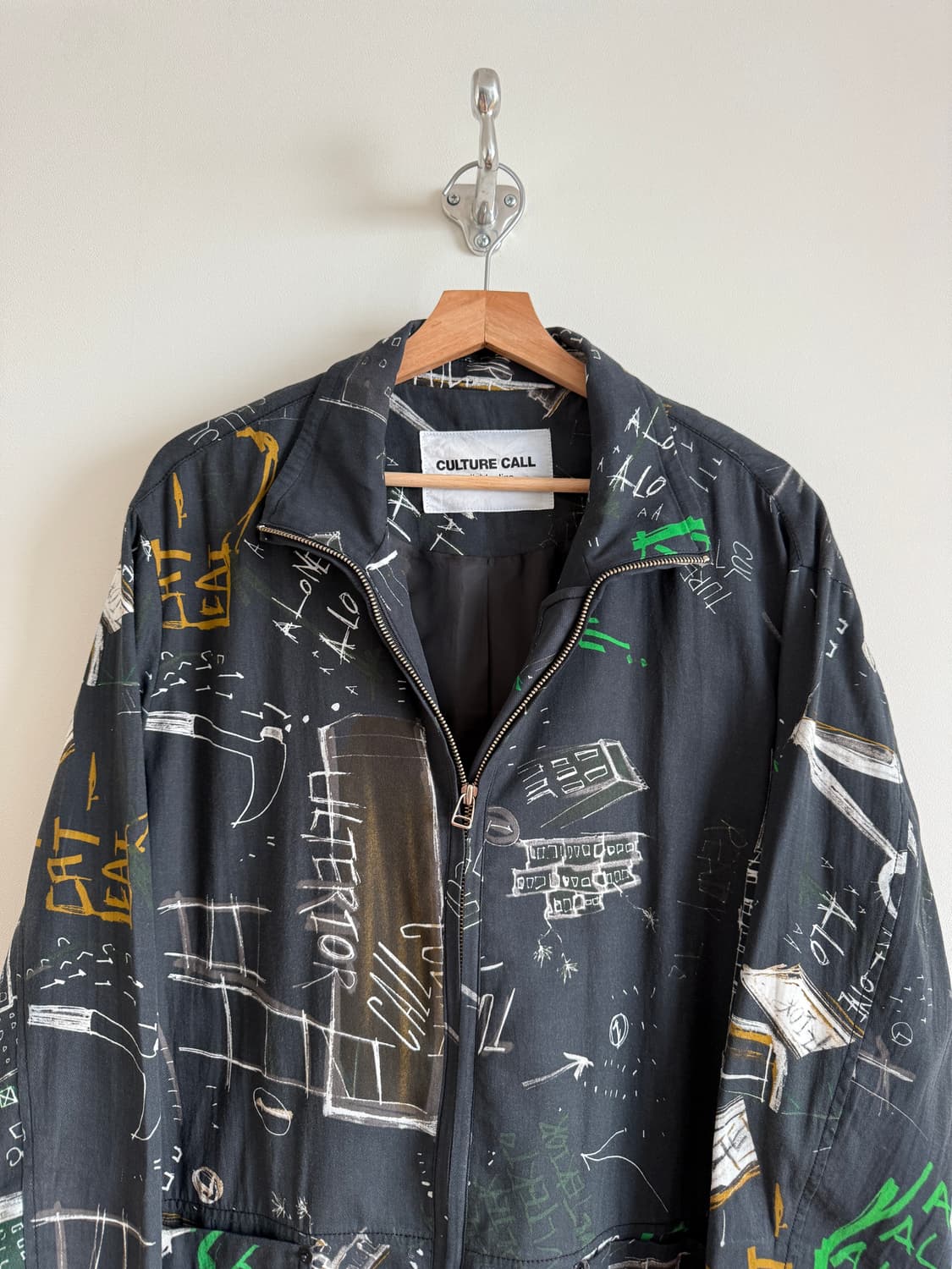 CULTURE CALL 패턴 집업 코트 상품이미지2