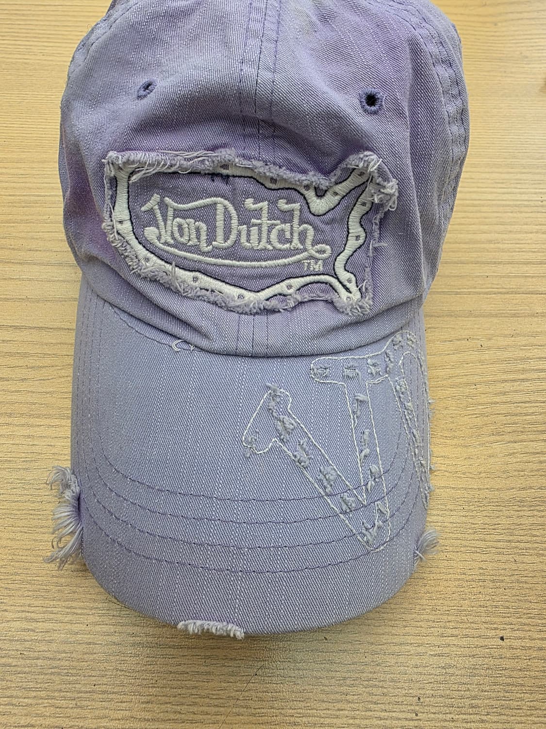 본터치 y2k 빈티지 퍼플 캡 모자 상품이미지1