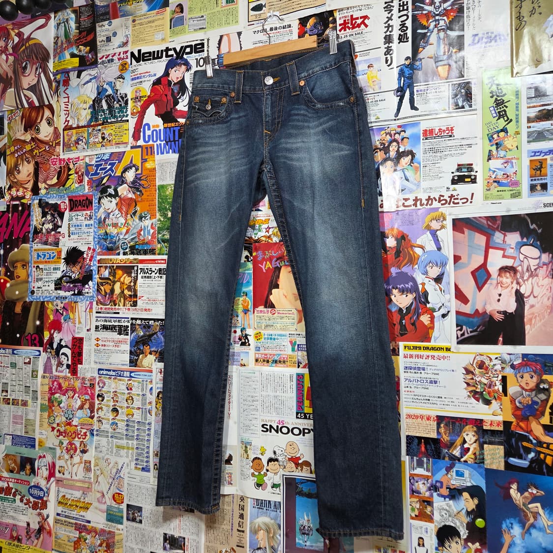 트루릴리전 SLIM 워싱 데님 팬츠 상품이미지4