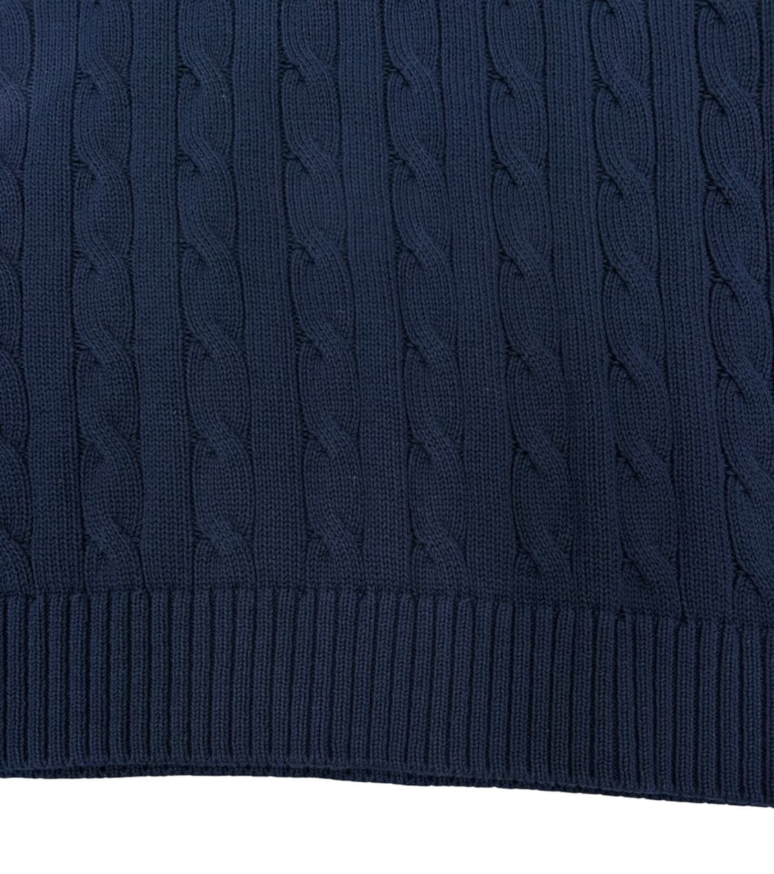 폴로 케이블 꽈배기 니트 네이비 (XL) 상품이미지5