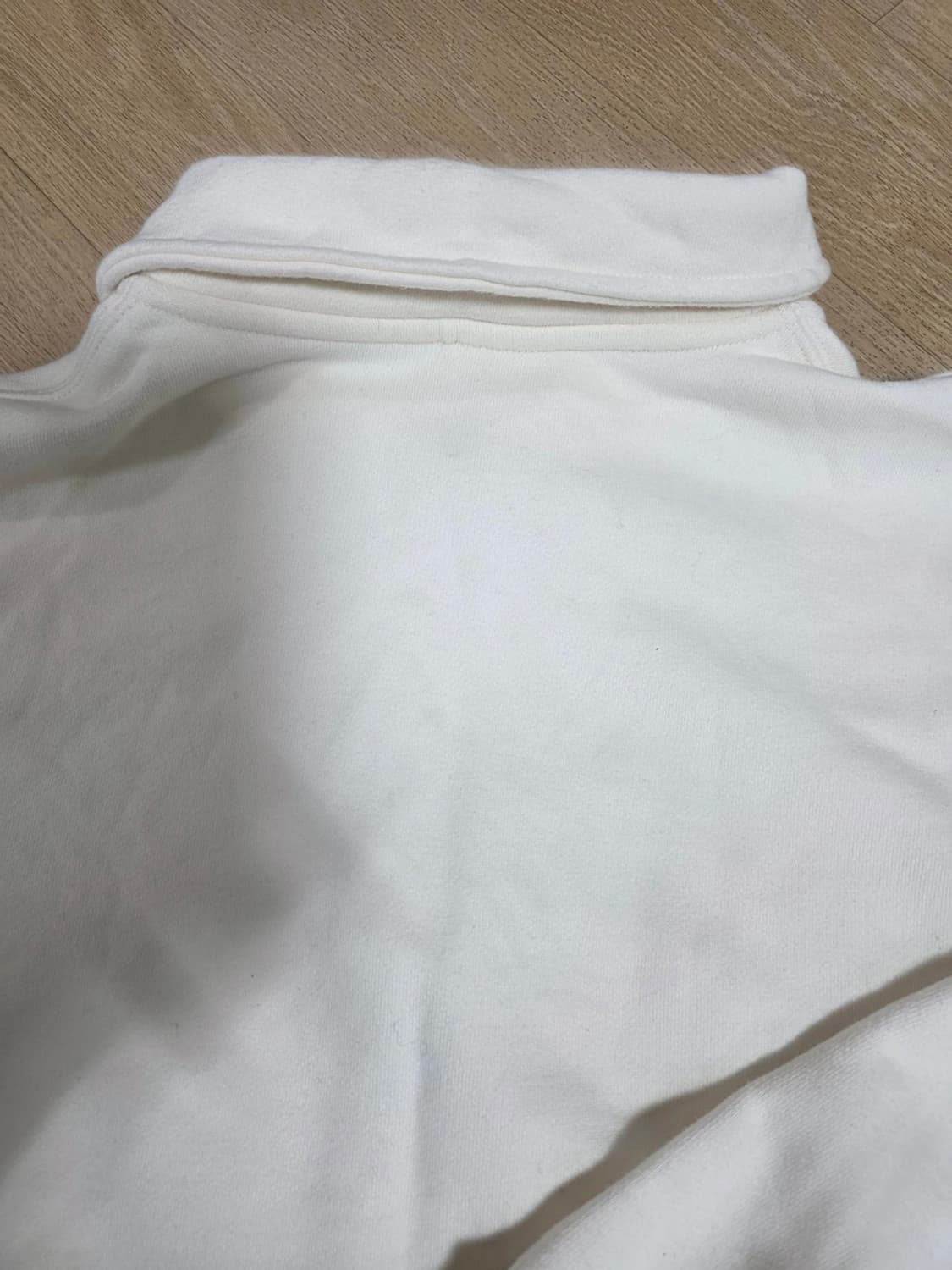 LEE 리 아이보리 카라 맨투맨 S 상품이미지8