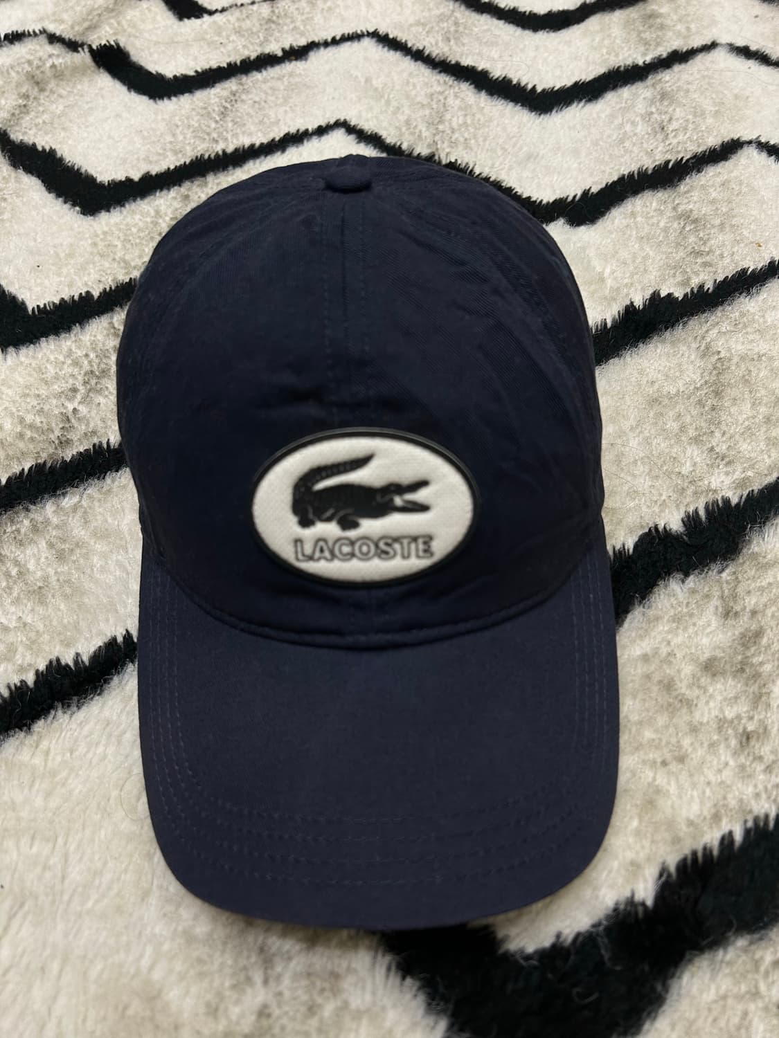 라코스테 헤리티지 코튼 캡/짙은네이비 상품이미지3