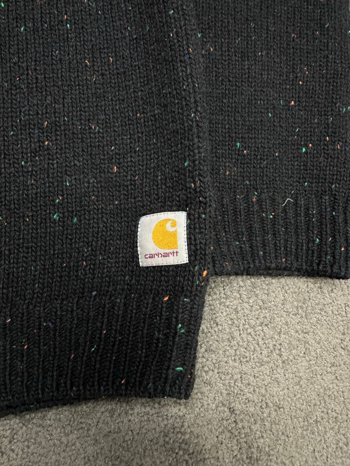 칼하트 앵글리스틱 스웨터 블랙 L 상품이미지2