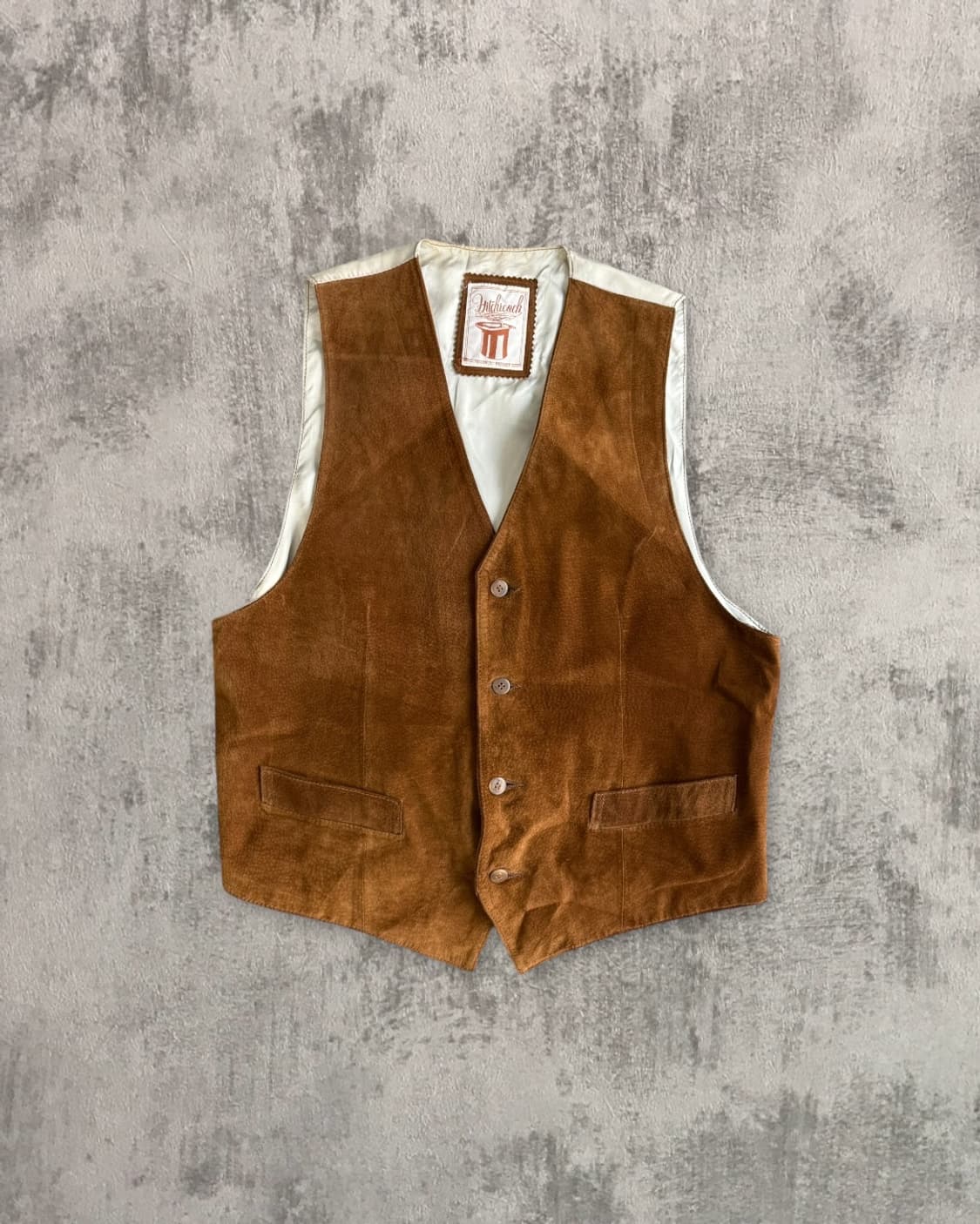 80-90s hitchcock 스웨이드 베스트 상품이미지1