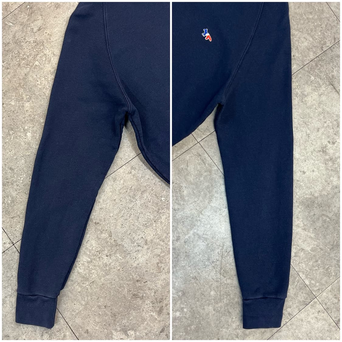 메종키츠네 맨투맨 네이비 M #csz3441 상품이미지6