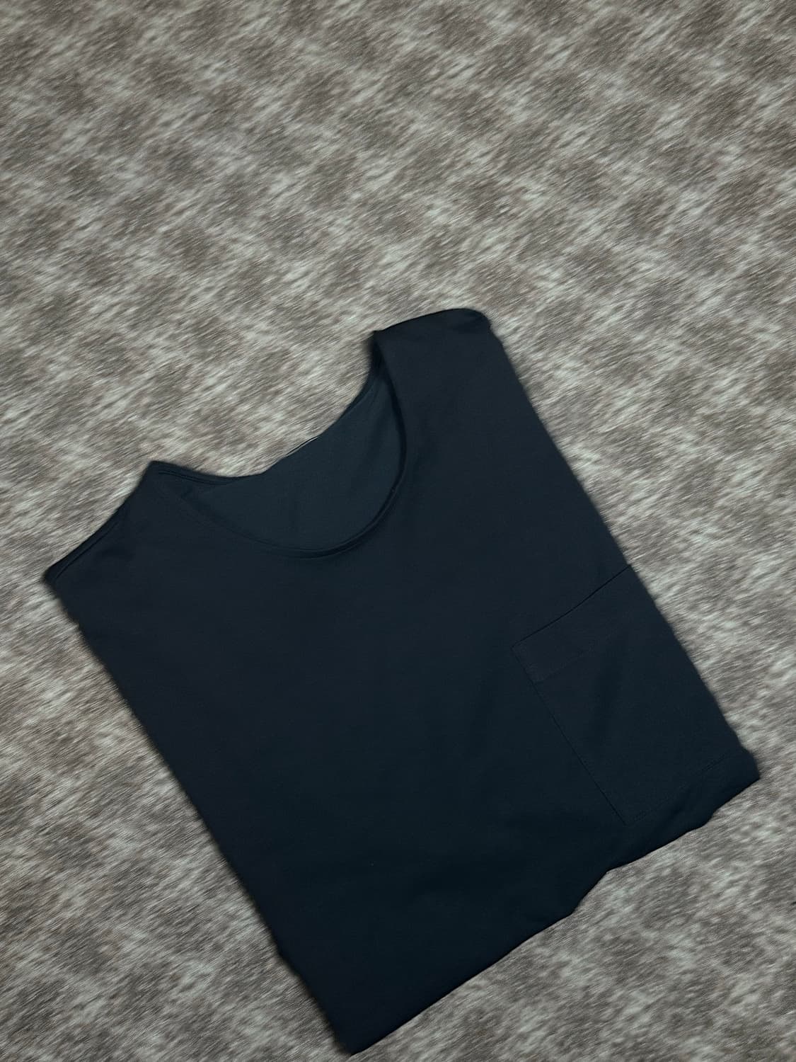 쿠어 수피마 세미오버핏 u넥 티셔츠 상품이미지2