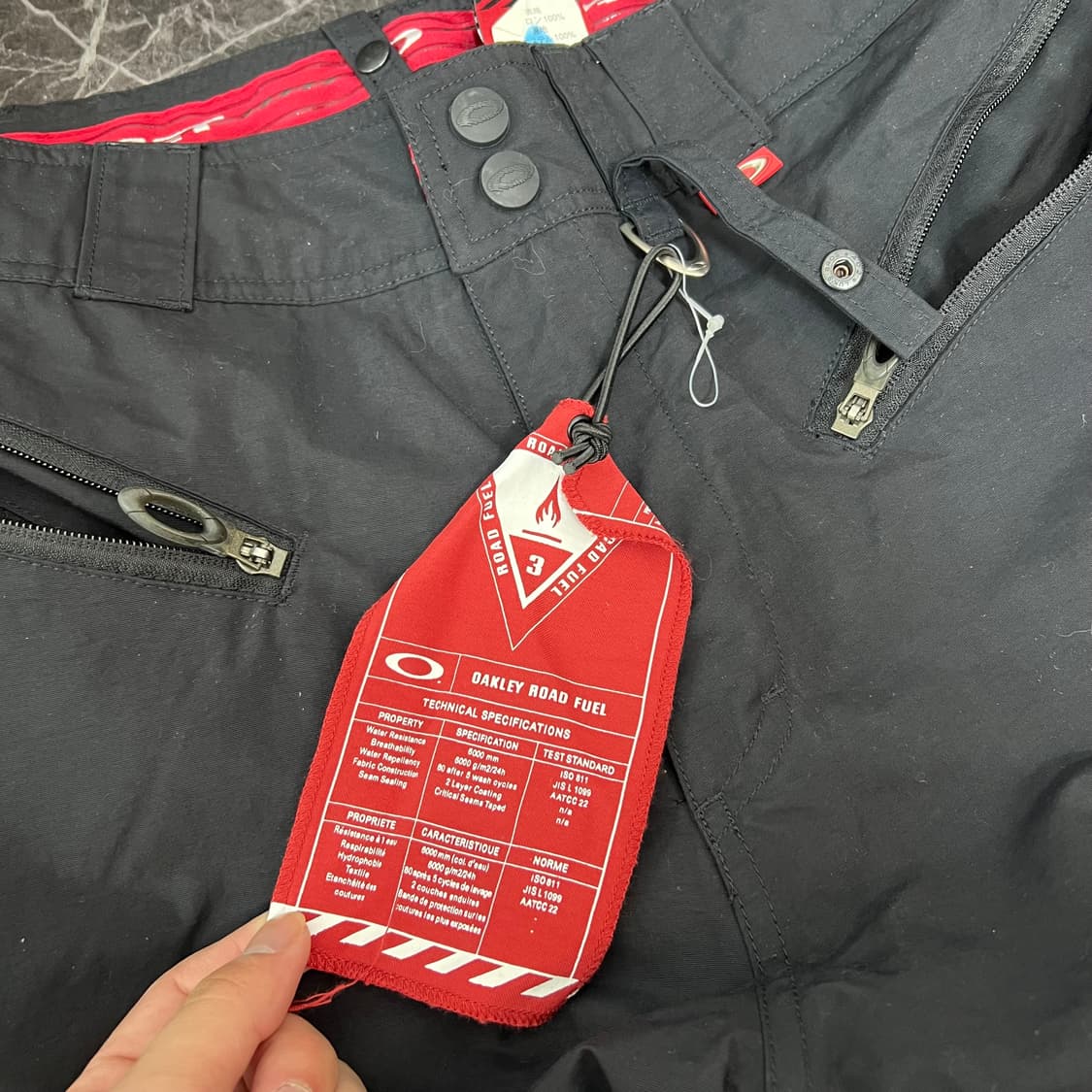 오클리 아카이브 오버와이드 테크니컬 스노우 팬츠 블랙 상품이미지7