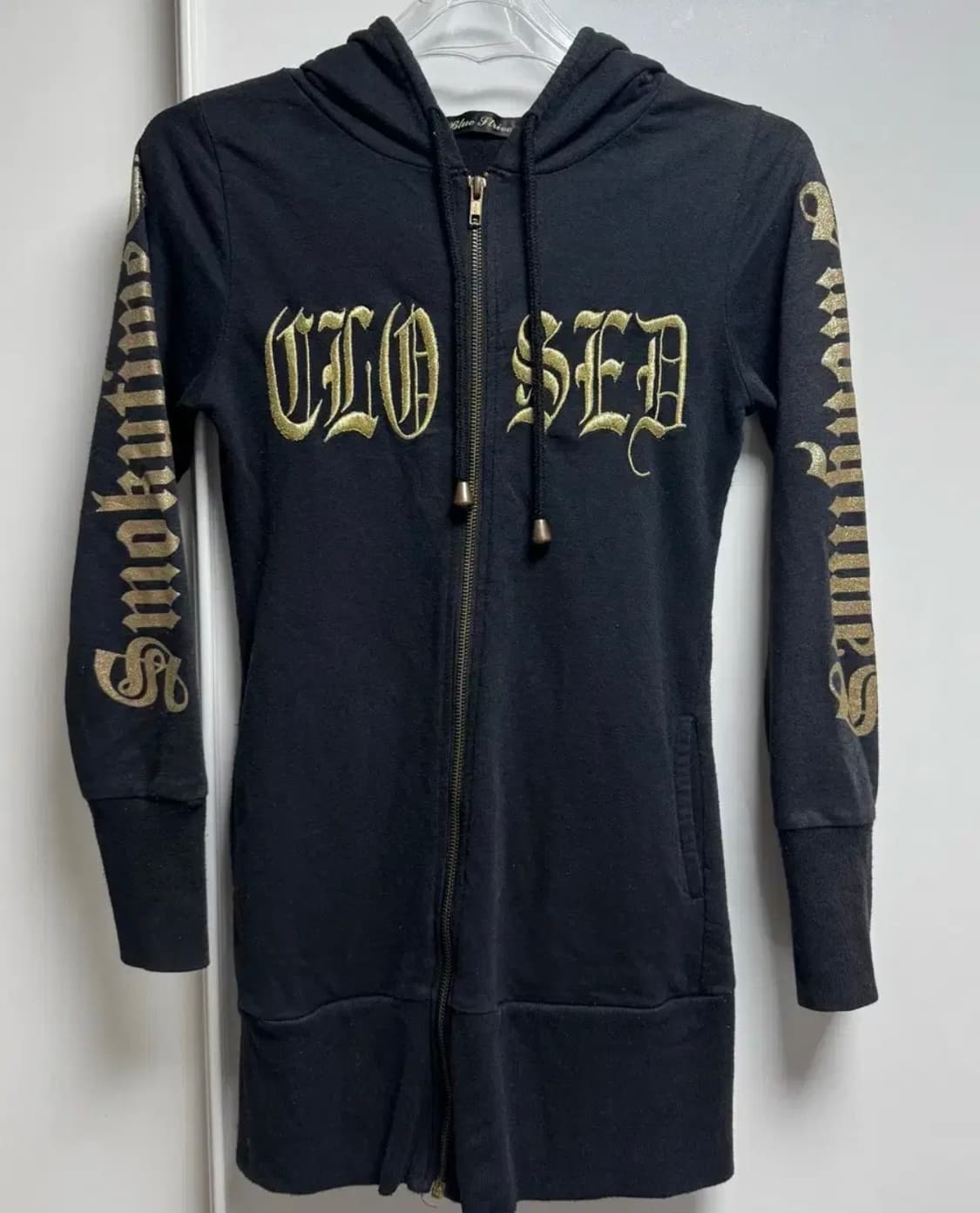 일브 갸루 금박 후드집업 상품이미지2