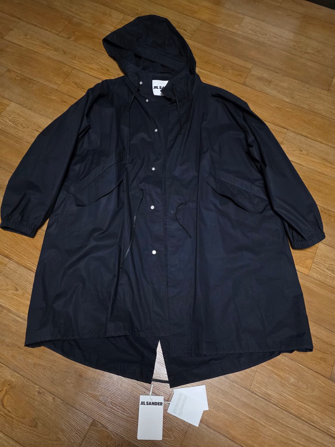 질샌더 백로고 야상 파카 상품이미지3