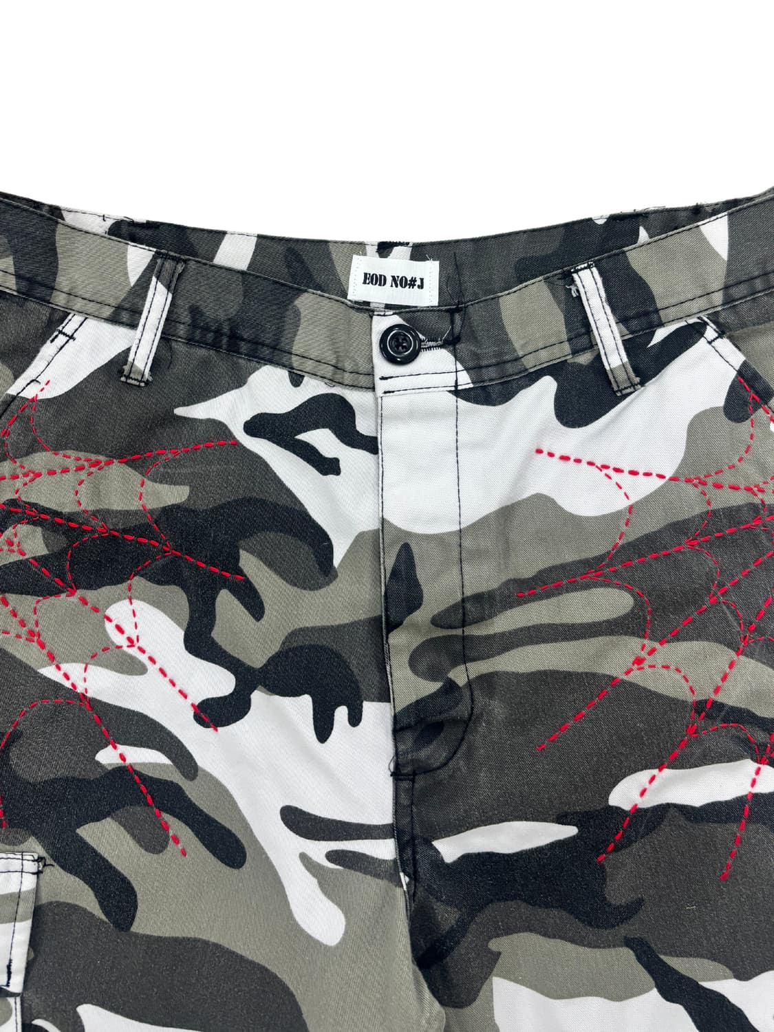 Distressed Sashiko Snow camo Bermuda _ 2 상품이미지4