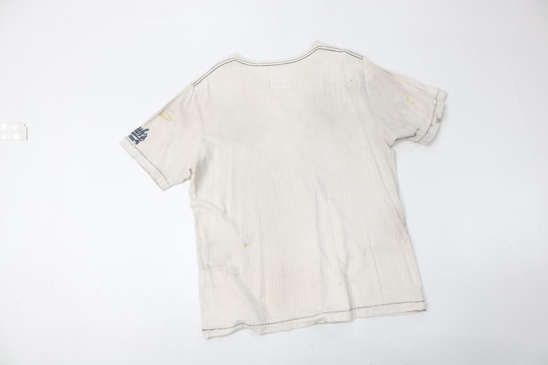 스미스아메리칸 빈티지 데미지 페인팅 와플 티셔츠 (LL) 상품이미지8