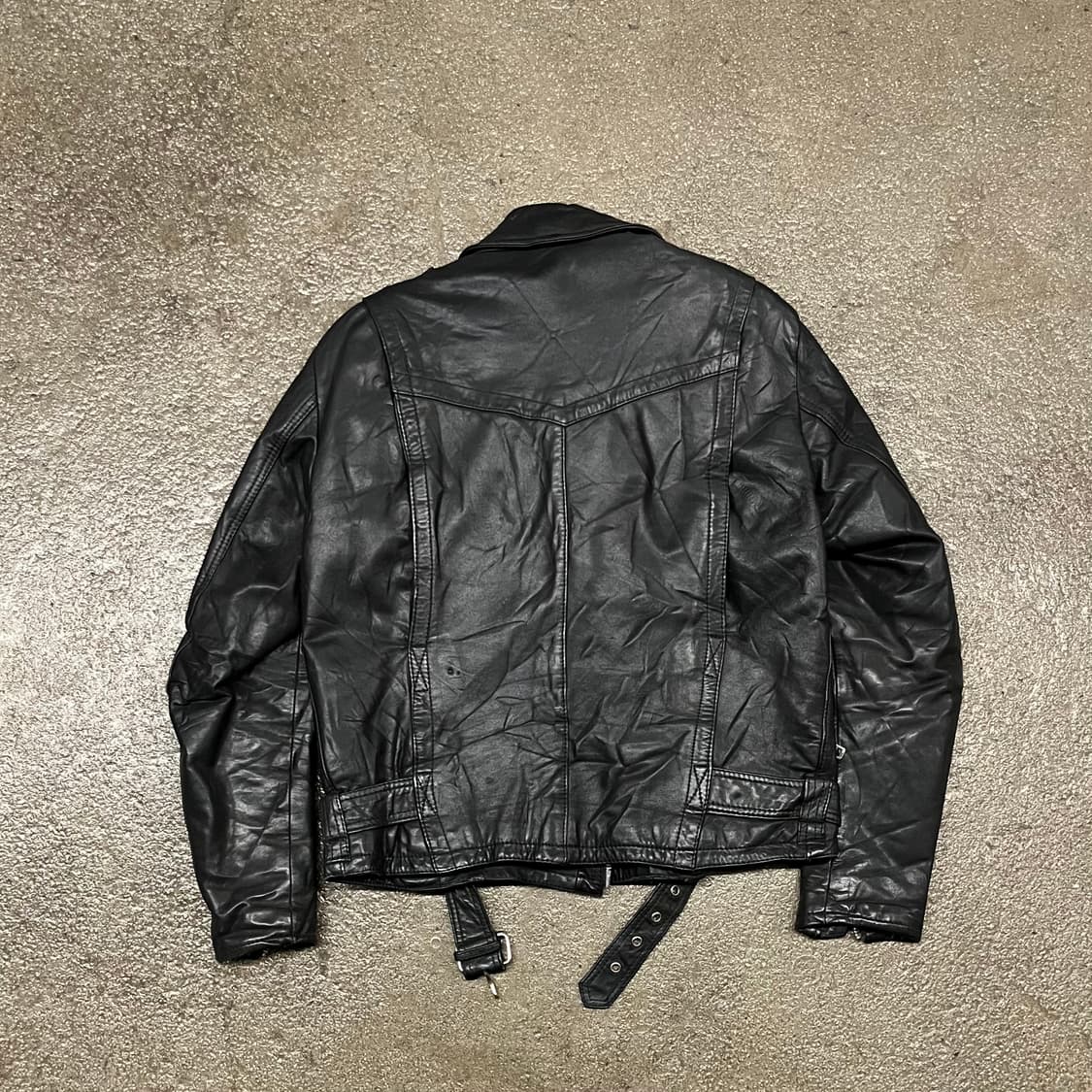 90s 빈티지 더블 라이더 자켓 (100-105) 상품이미지8