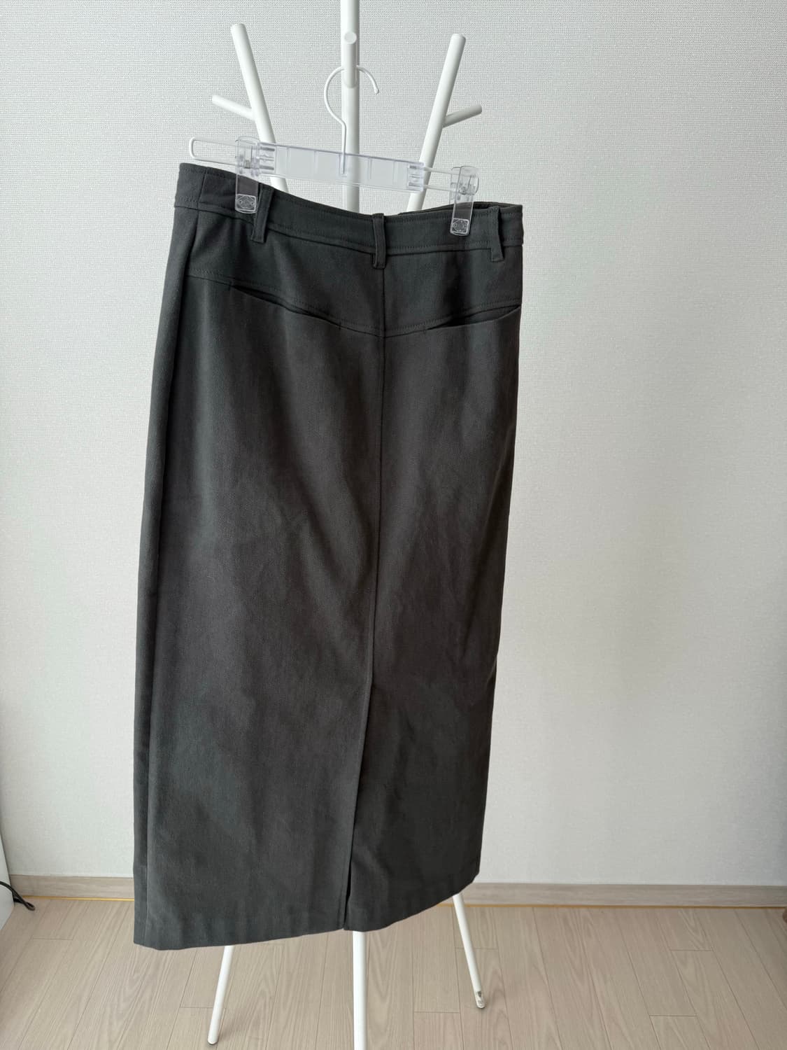 케리에르 BRUSHED COTTON TWILL LONG SKIRT 상품이미지3