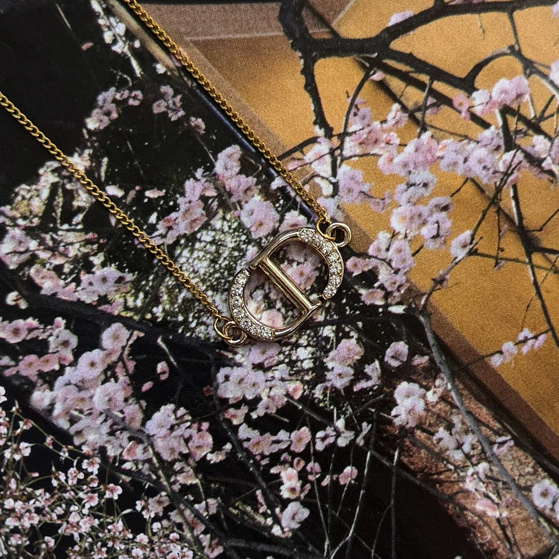 디올 CD 크리스찬 디올 큐빅 목걸이 상품이미지4