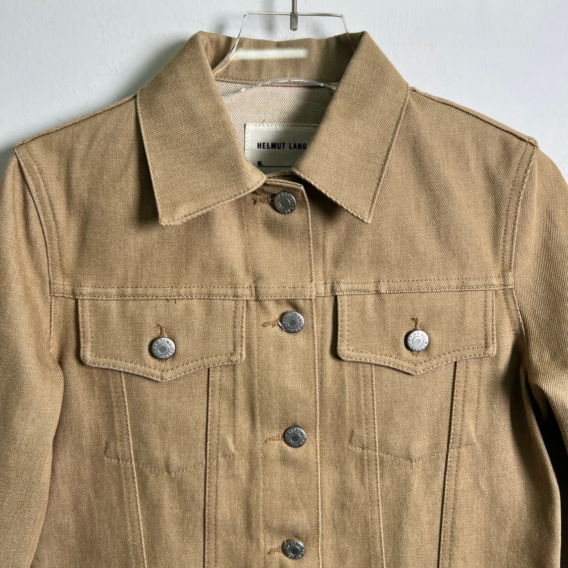 헬무트랭 카멜 주보토 데님 트러커 자켓 38 상품이미지4