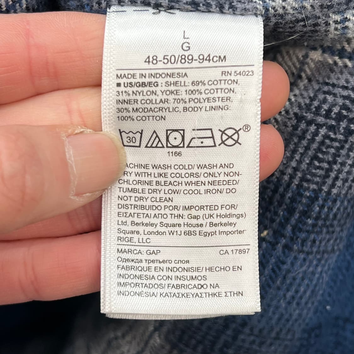 갭x펜들턴 패딩베스트 r2248 상품이미지6