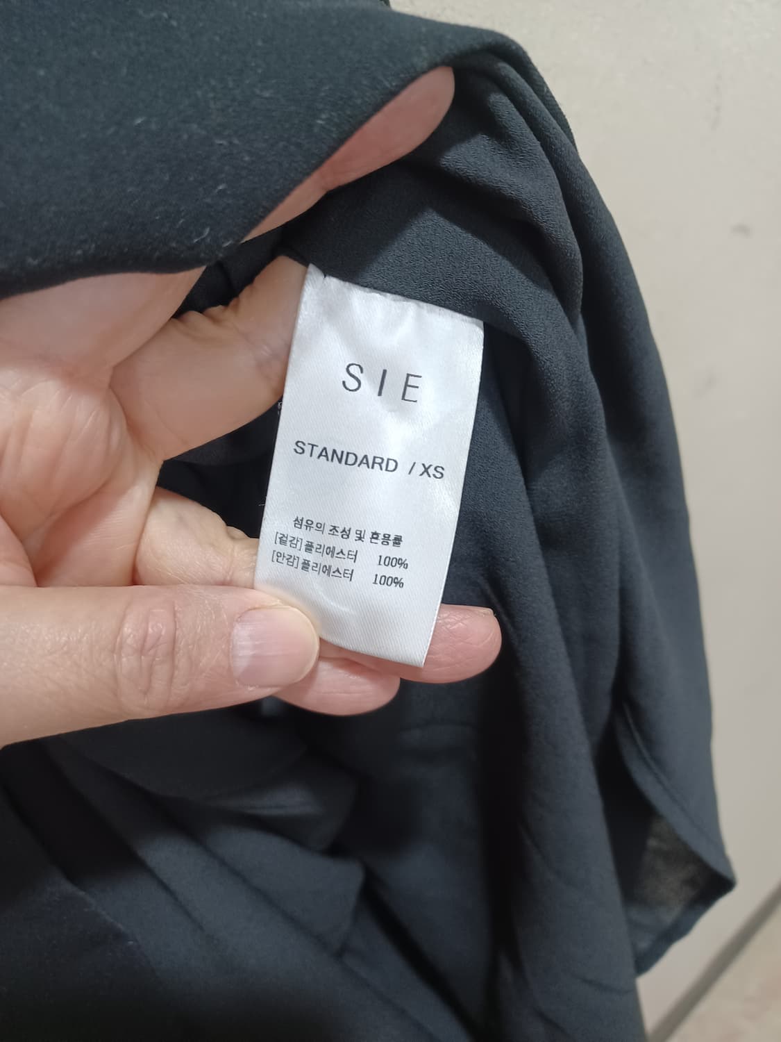 SIE 시에 블랙 원피스  상품이미지4