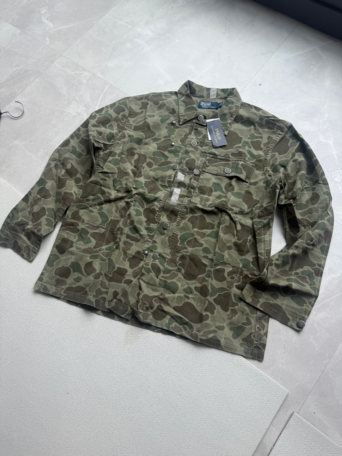 폴로 랄프로렌 hbt 덕카모 자켓 L  상품이미지4