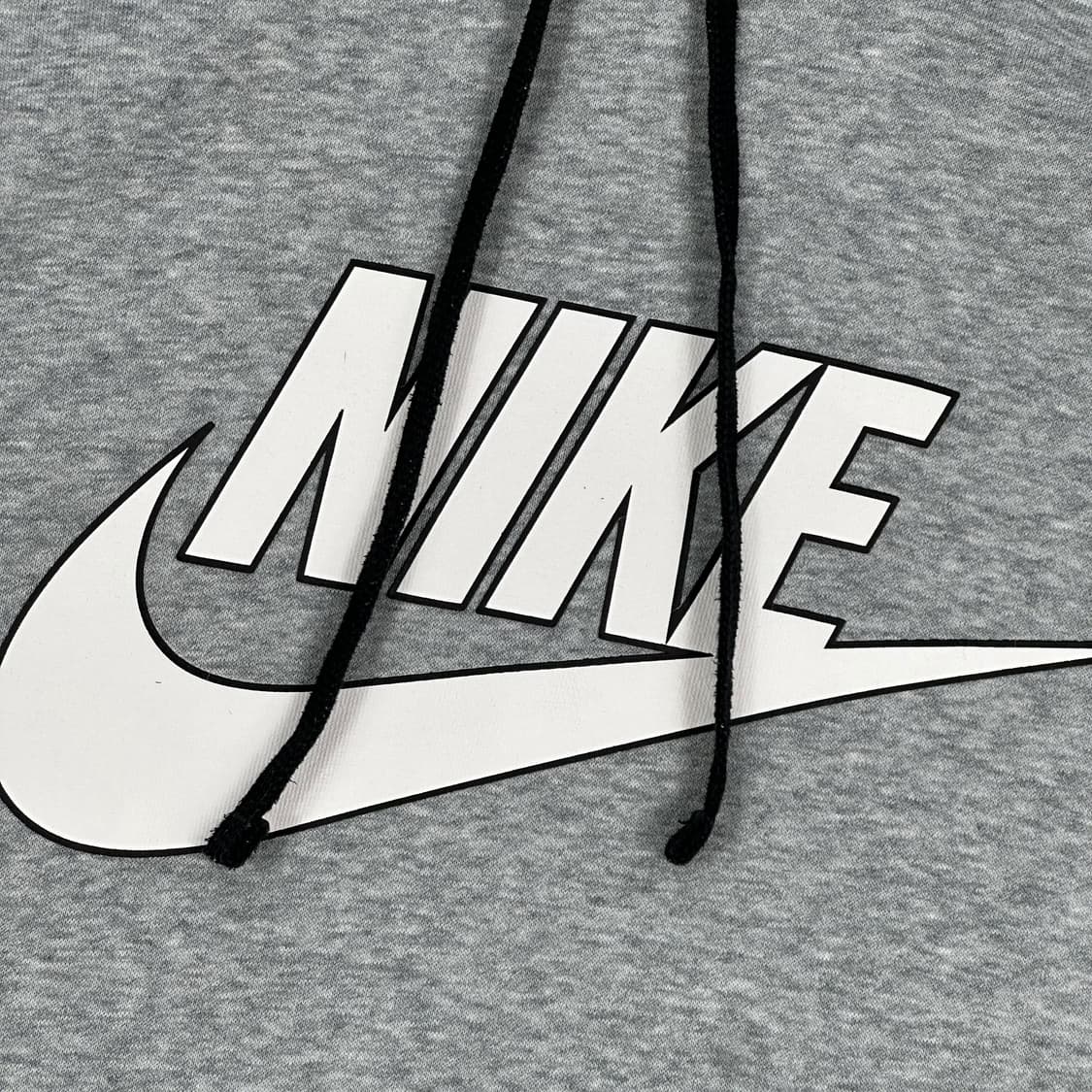 나이키 구형 올드스쿨 빅로고 후드티 그레이 M 상품이미지3
