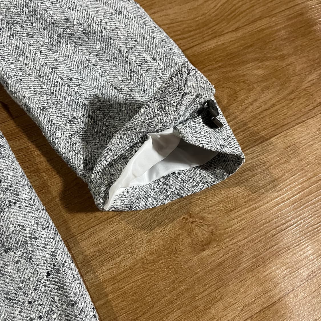 [103/32] 수트서플라이 3피스 헤링본 정장 셋업 상품이미지4