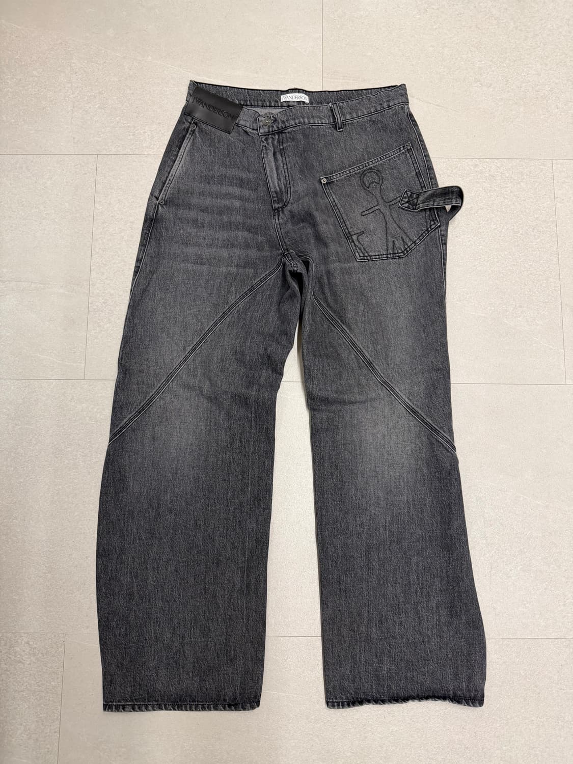 Jw 앤더슨 트위스트 워크웨어 진 팬츠 상품이미지2