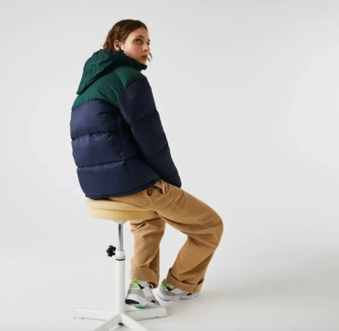 여성 90 라코스테 오리털 패딩 상품이미지1