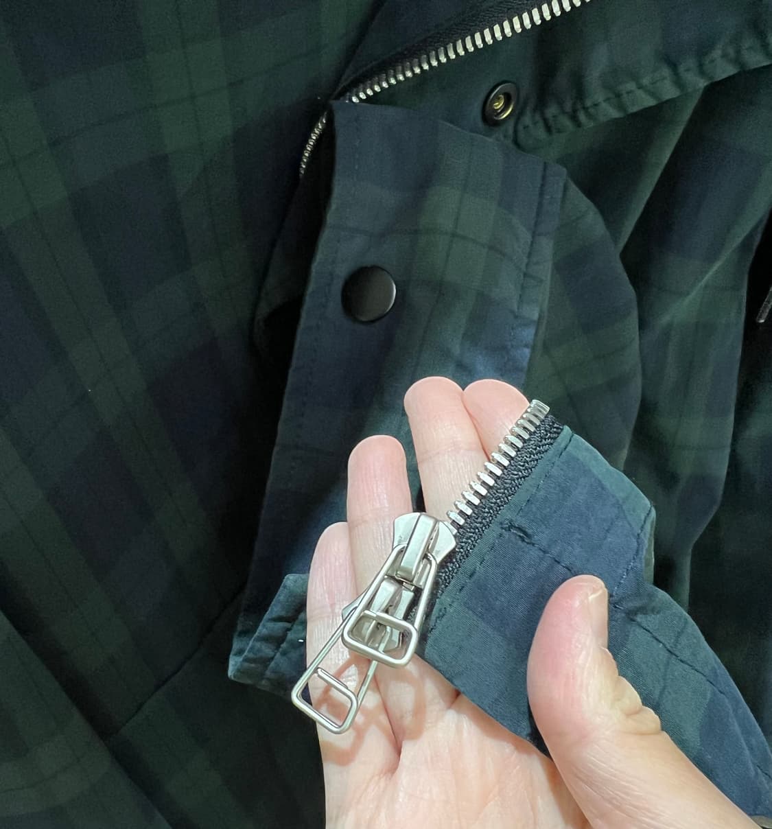 파르티멘토(partimento) 체크 윈드브레이커 L 상품이미지9