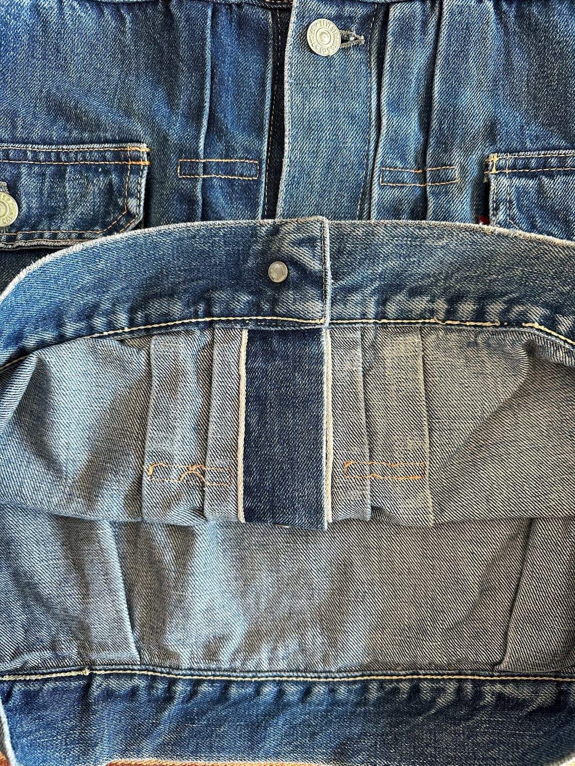 50s USA 빈티지 리바이스 507XX 2세대 오리지널 데님 자켓 상품이미지3