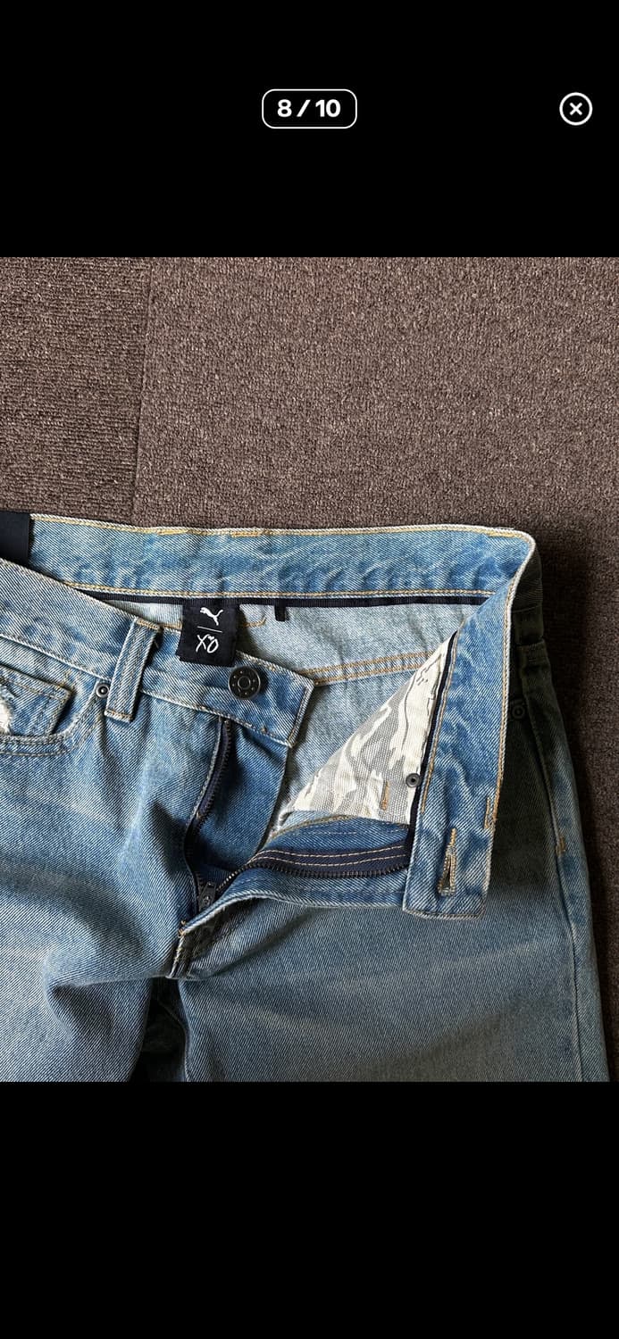 PumaxXO 리프드 대미지 진 상품이미지8