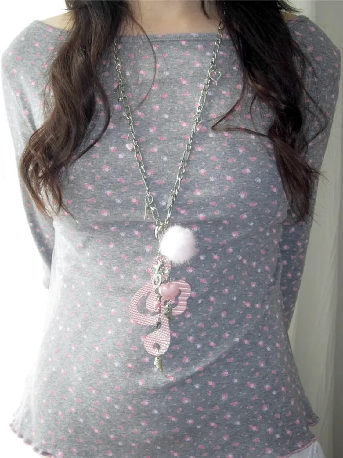 *당일출고 Angel stage note necklace 상품이미지1