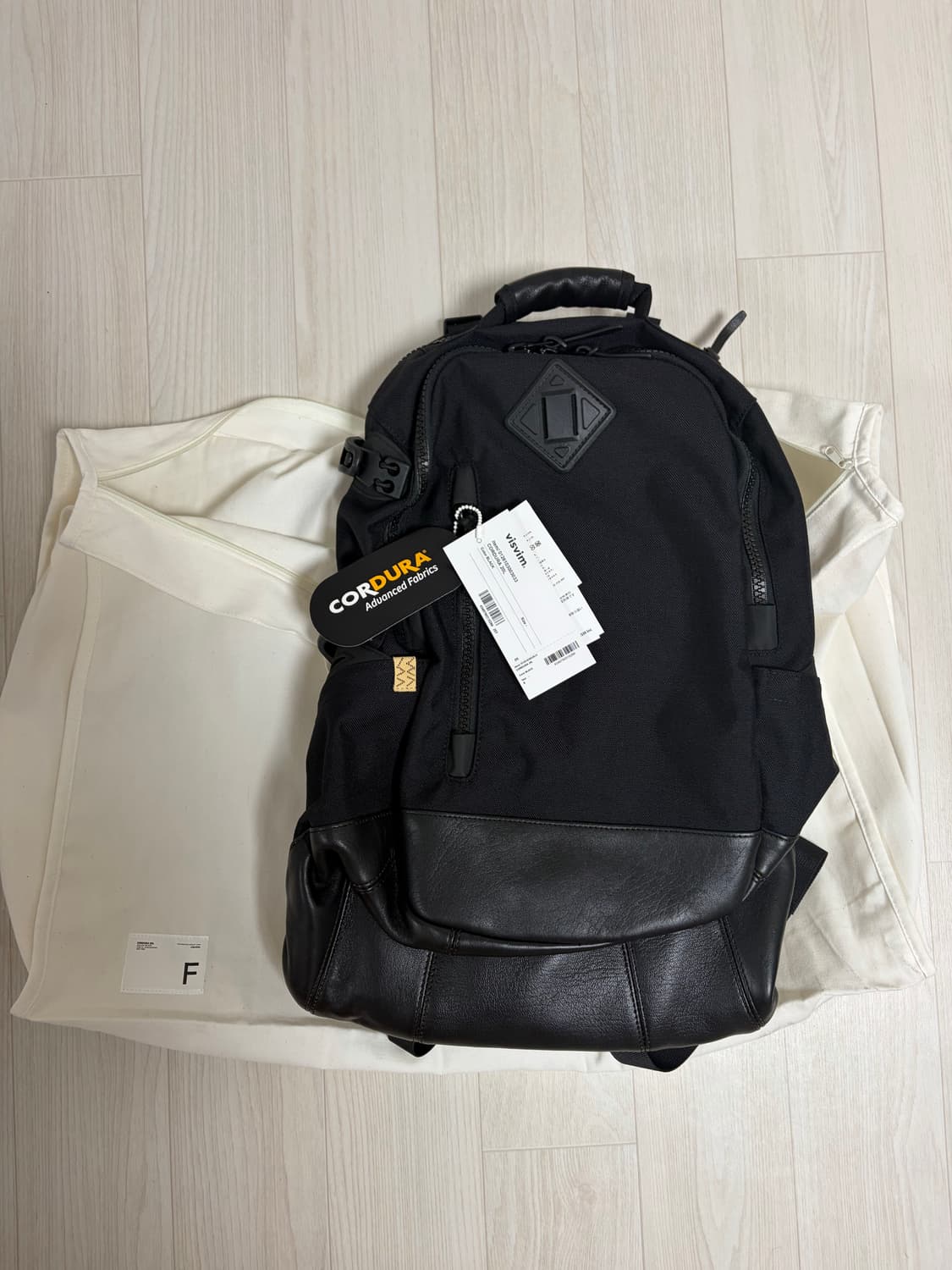 비즈빔 26ss 20L백팩 블랙 새제품 상품이미지1