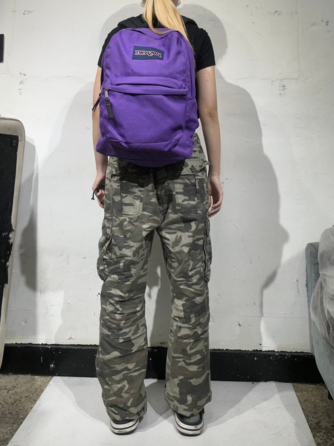 잔스포츠 퍼플 백팩 가방 상품이미지3