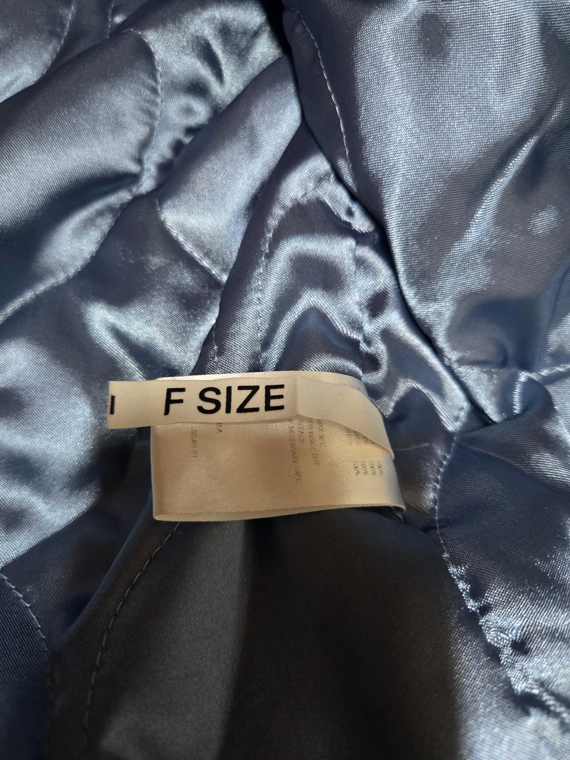 커렌트 글로시 스카이블루 바시트 자켓 상품이미지9