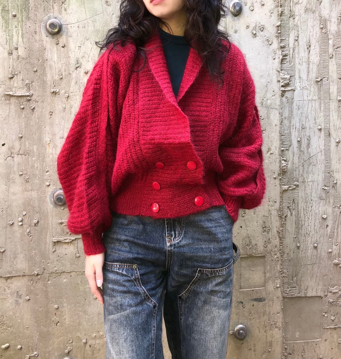 6-button wool cardigan 상품이미지4