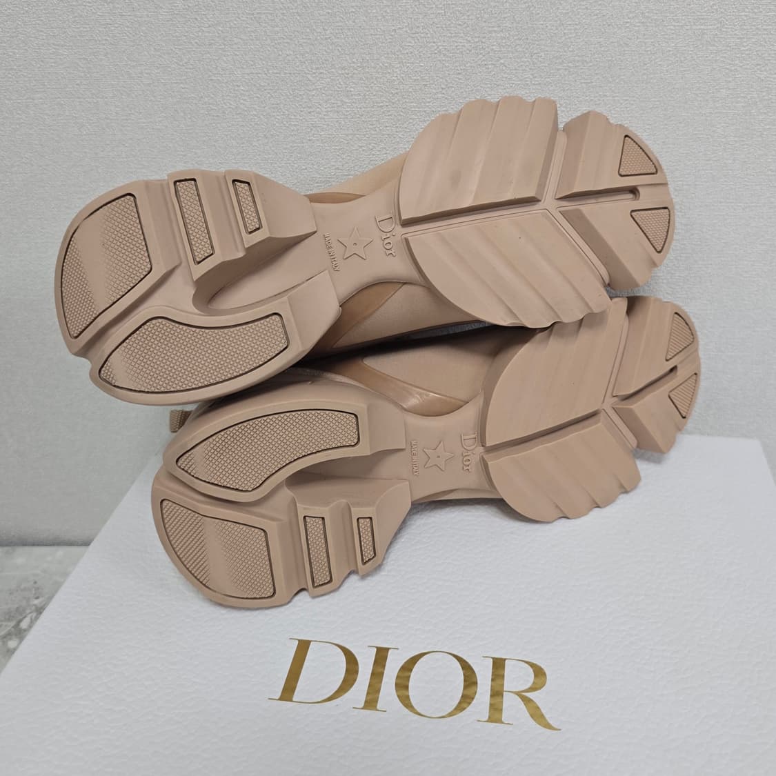 디올 D 커넥트 테크니컬 스니커즈 신발 패브릭 누드 35사이즈 상품이미지7