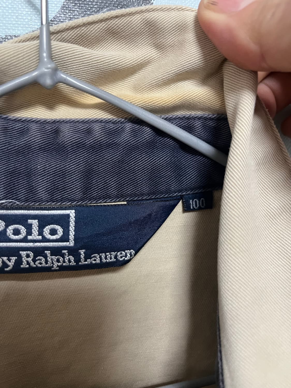 폴로 랄프로렌 베이지색 봄버자켓 상품이미지5