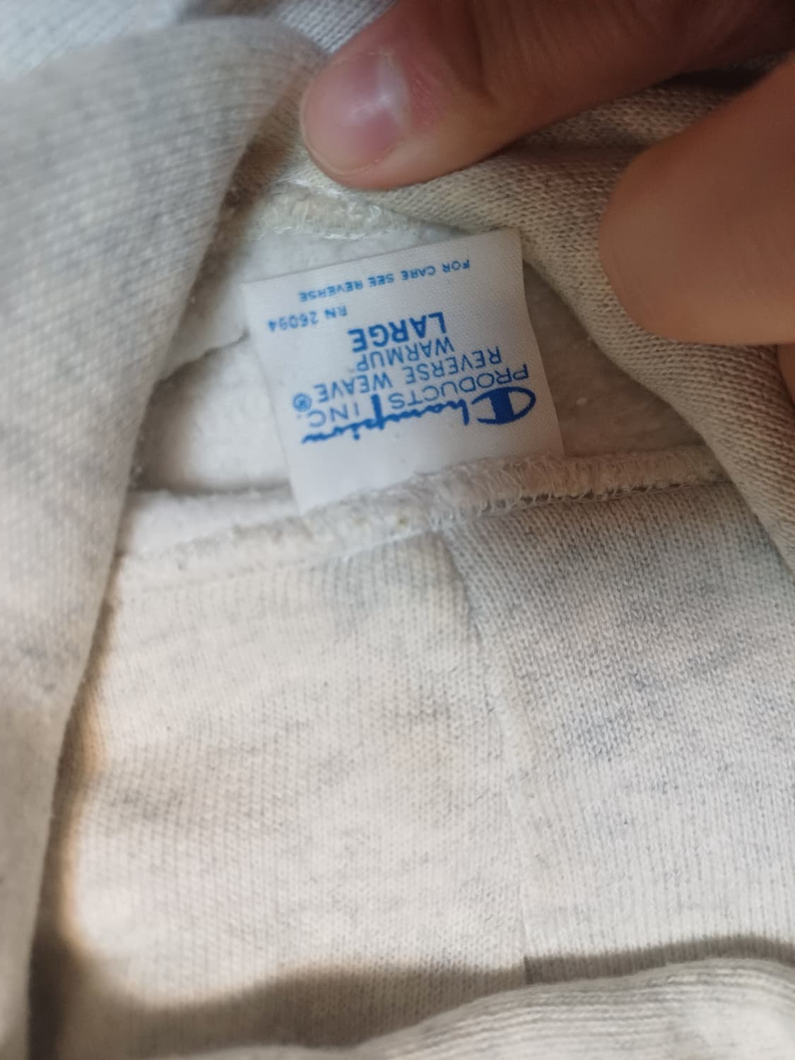 챔피온 리버스위브 후드 블루택 Champion reverse weave 상품이미지4