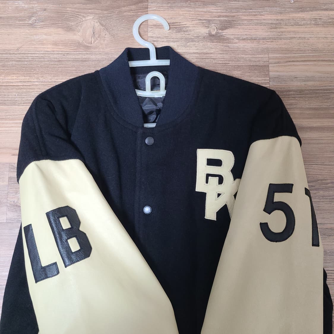 [M 100] 빈티지 한국외국어대학교 미식축구 바시티 자켓 점퍼 상품이미지4