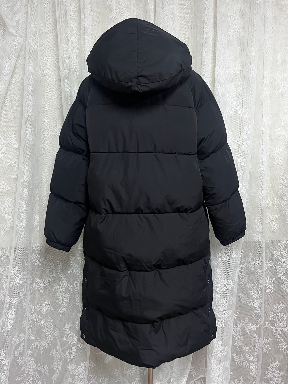 1) 키르시 체리 롱패딩 블랙 상품이미지2