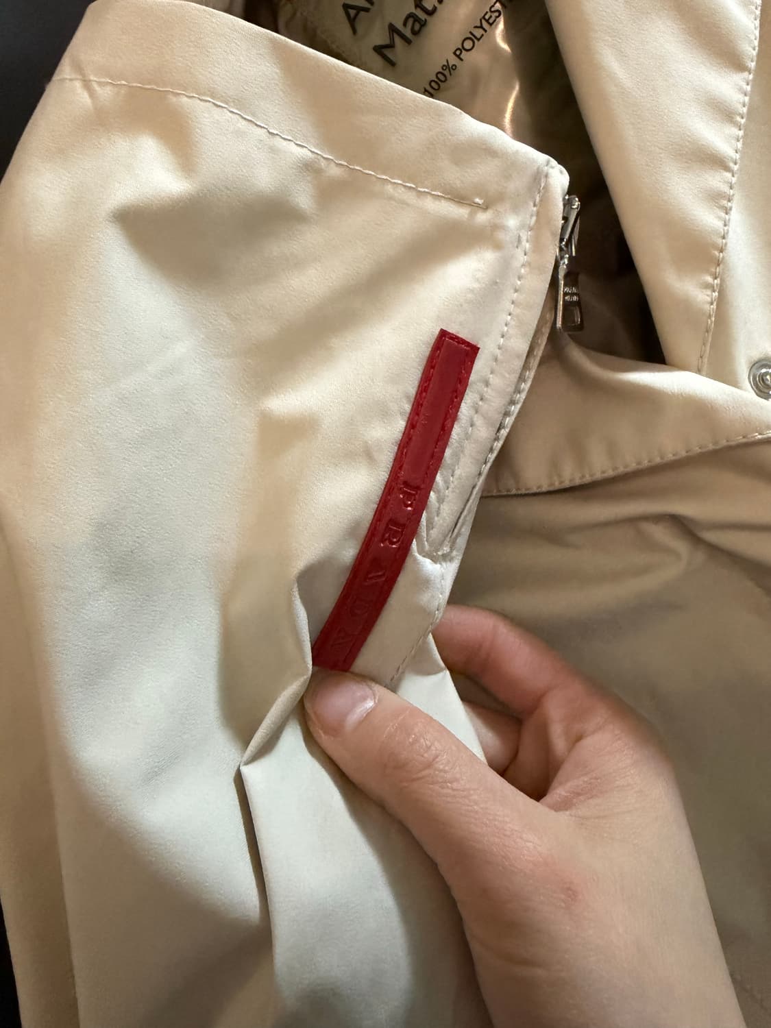 PRADA 아이보리 나일론 자켓 상품이미지6