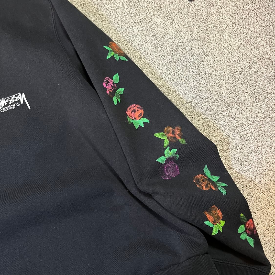 STÜSSY 스투시 플라워 스웻 맨투맨 상품이미지3