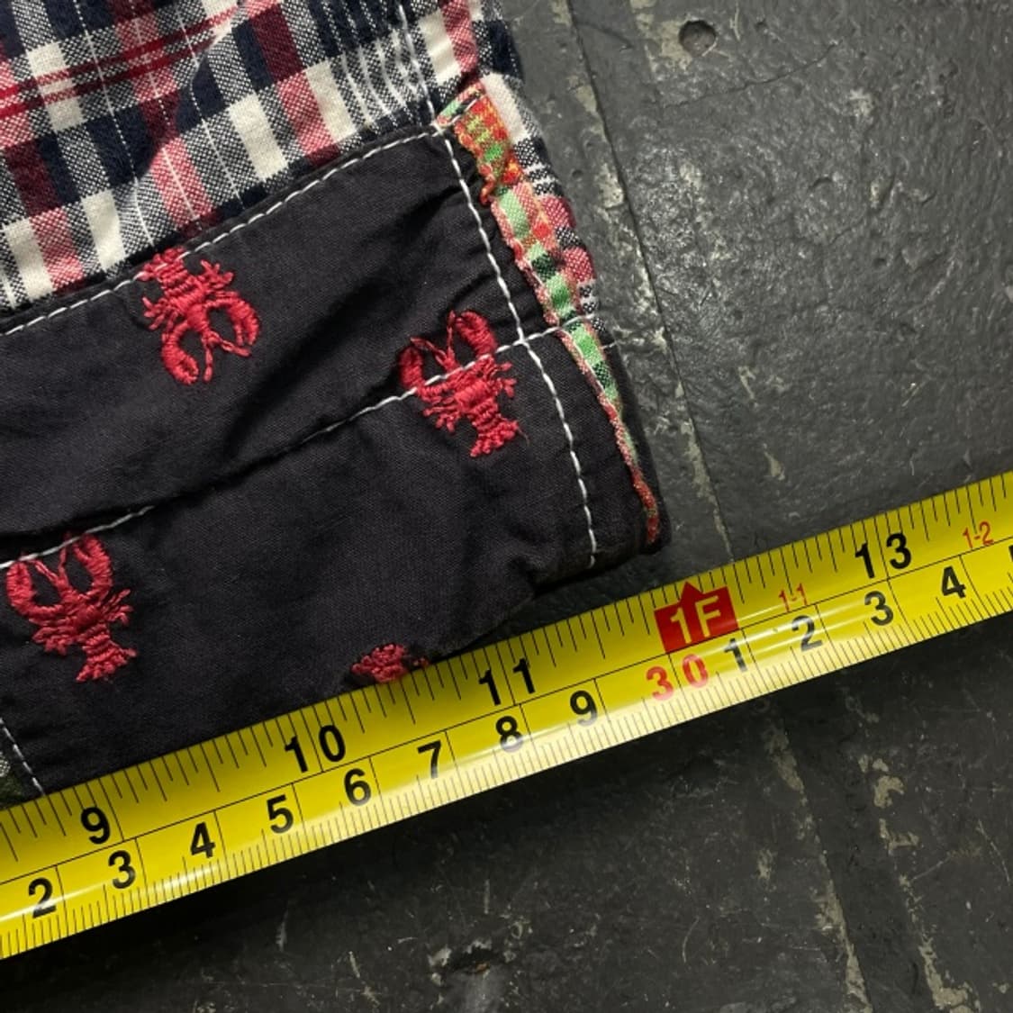 34 타미힐피거 마드라스 패치워크 반바지  상품이미지6